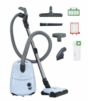 SEBO AirBelt E3 Premium. Pastel Blue - Canister Vacuum
