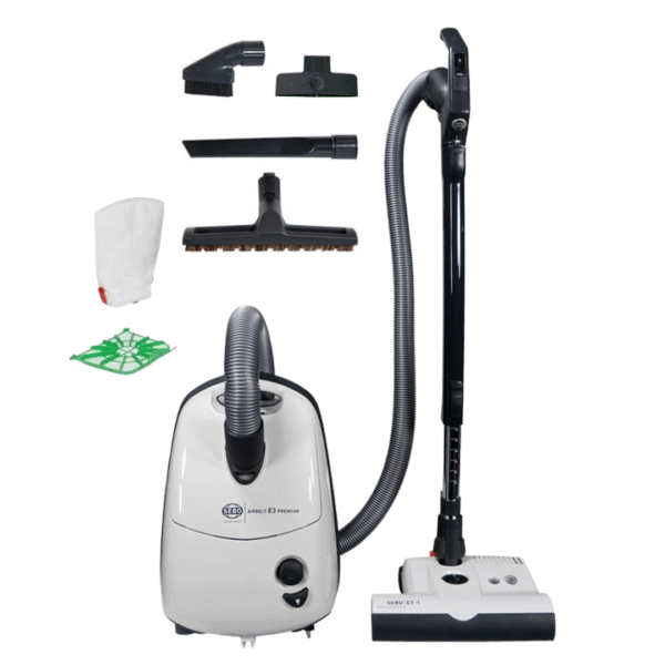 SEBO AirBelt E3 Premium. White - Canister Vacuum