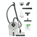 SEBO AirBelt D4 Premium with ET1 Powerbrush. White - Canister Vacuum