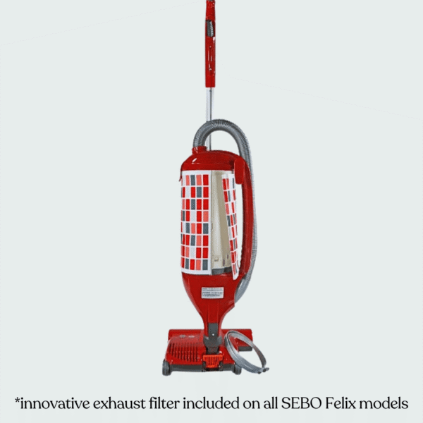 SEBO Felix 1 Premium. Rosso (Red) - Upright Vacuum - Image 8