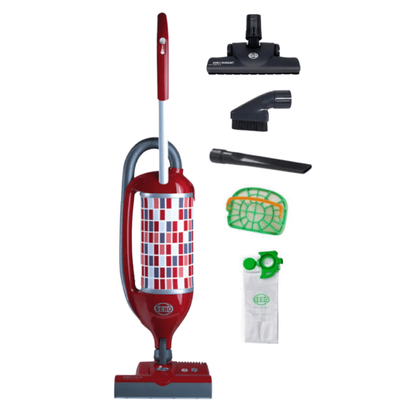 SEBO Felix 1 Premium. Rosso (Red) - Upright Vacuum